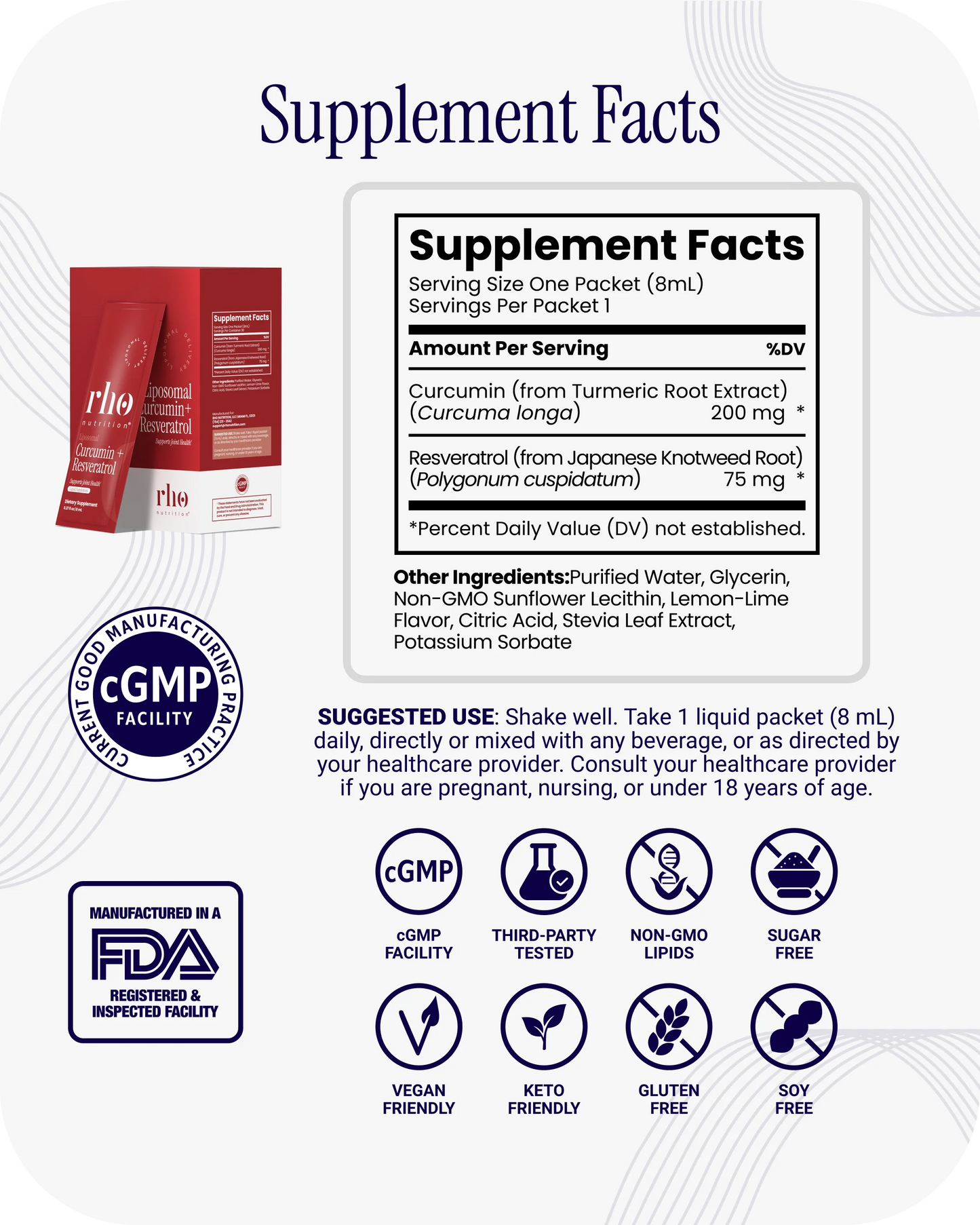 Curcumin + Resveratrol Travel Packs