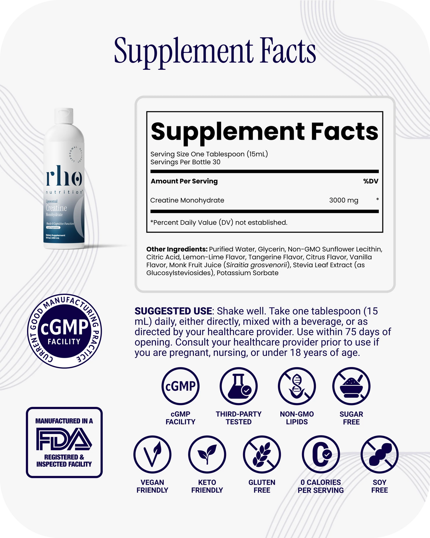 Liposomal Creatine Monohydrate