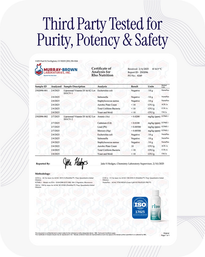 Liposomal D3K2