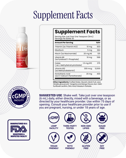Liposomal Methylated B-Complex