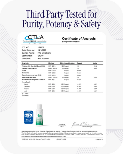 Liposomal Glutathione