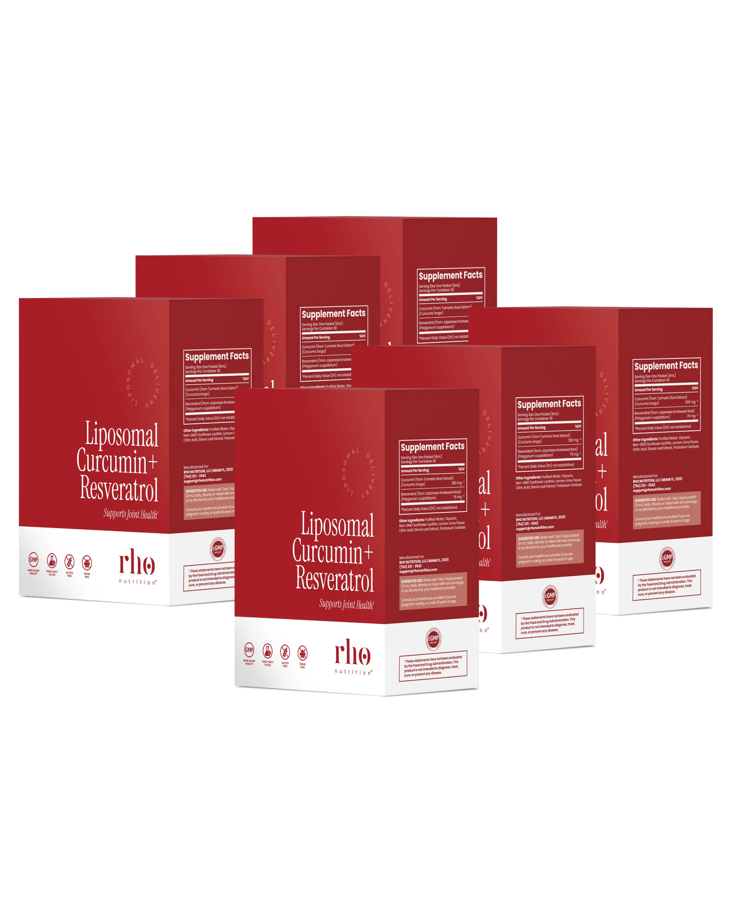 Curcumin + Resveratrol Travel Packs