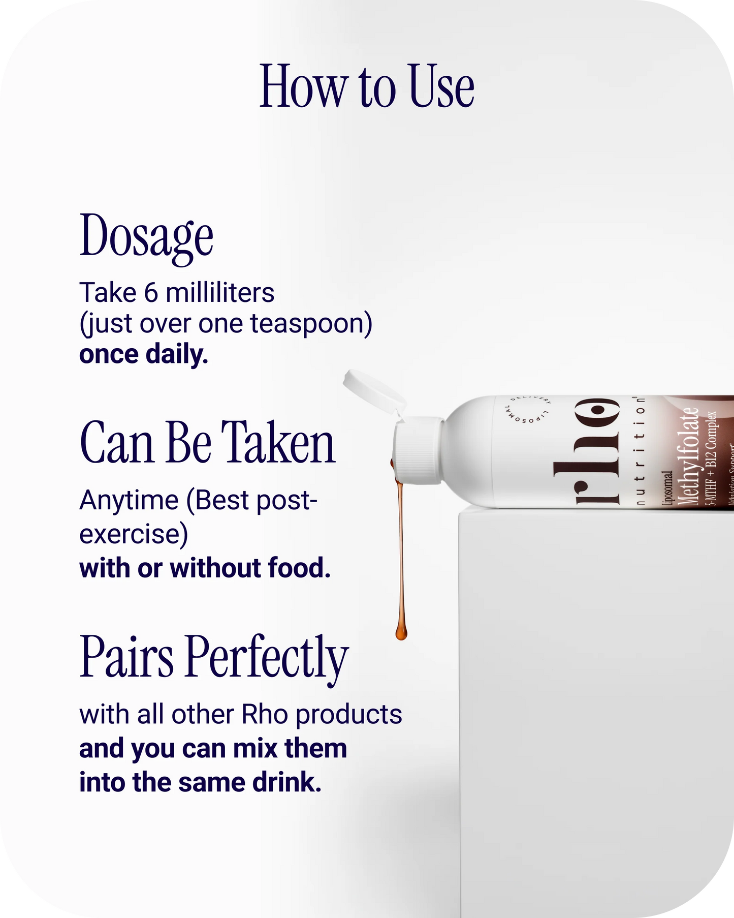 Liposomal Methylfolate 5-MTHF + B12 Complex