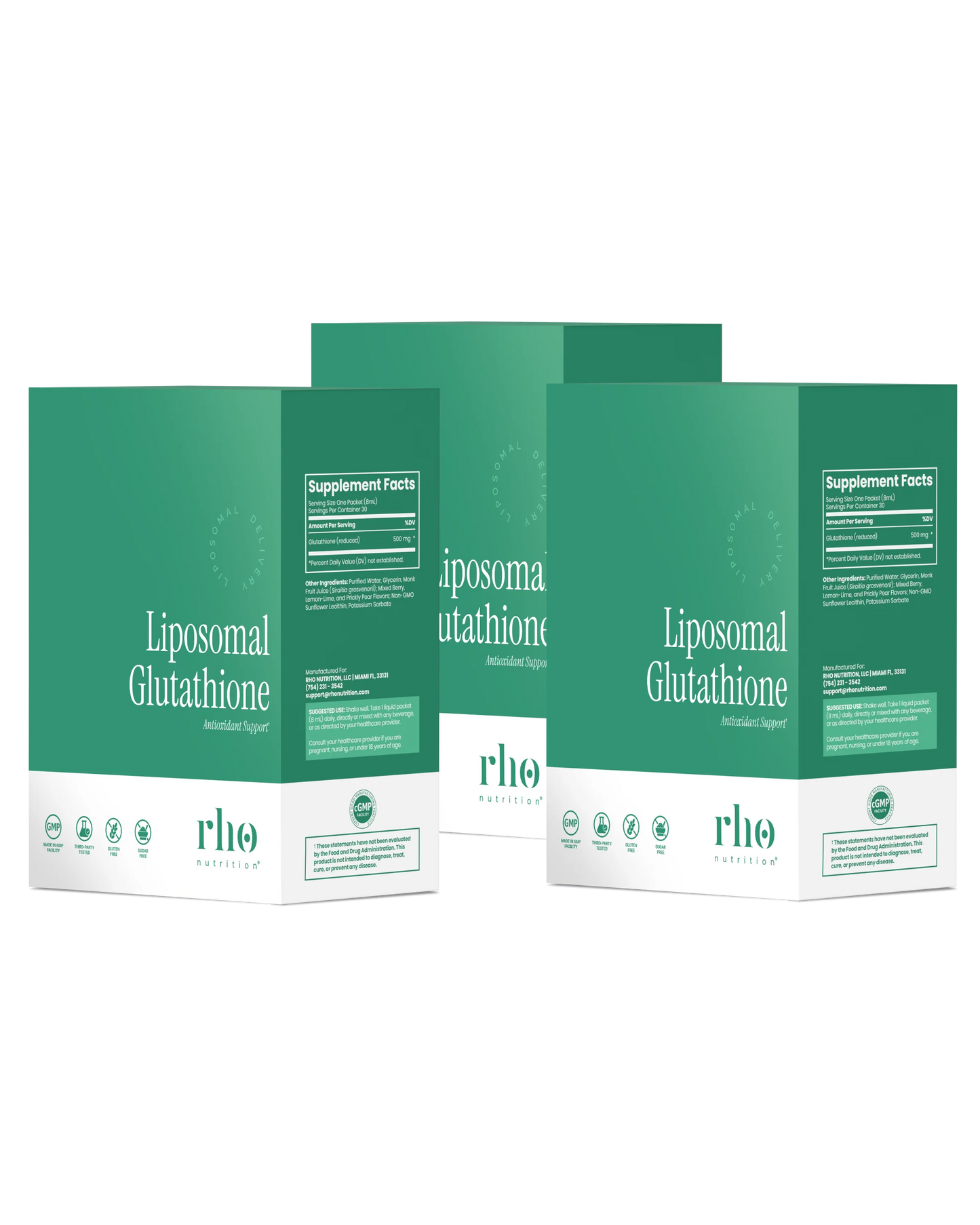Glutathione Travel Packs