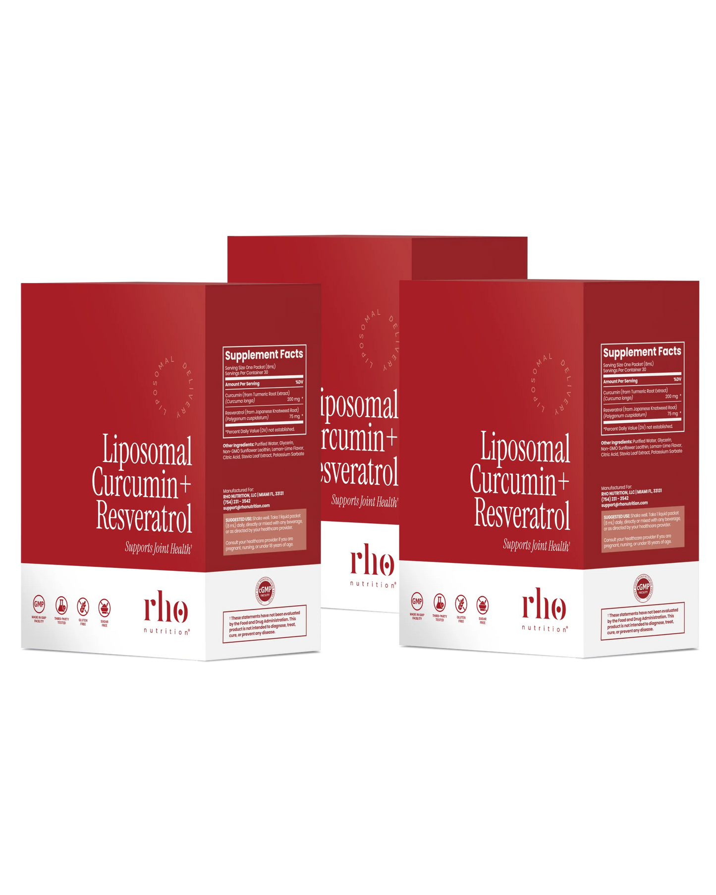 Curcumin + Resveratrol Travel Packs