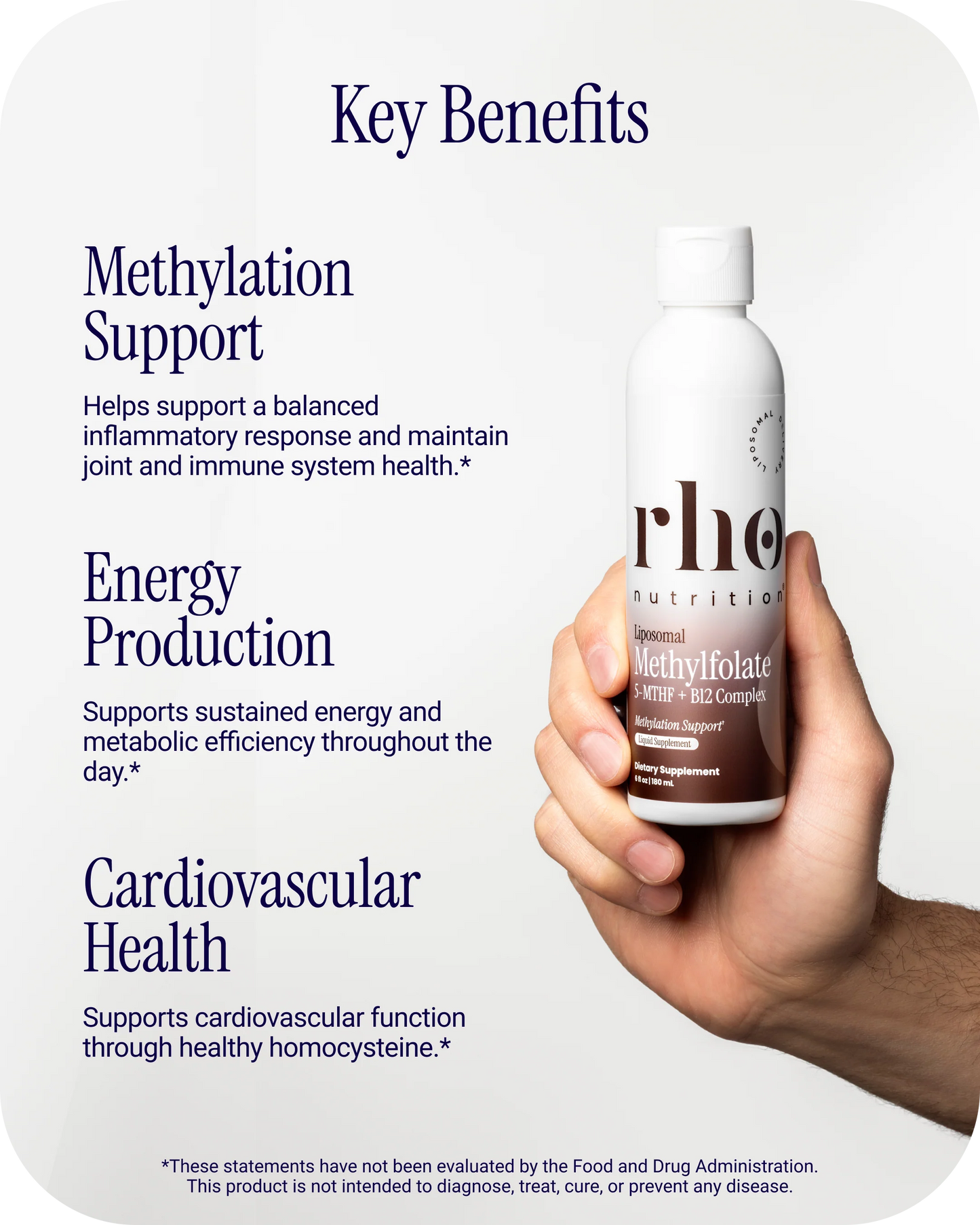 Liposomal Methylfolate 5-MTHF + B12 Complex