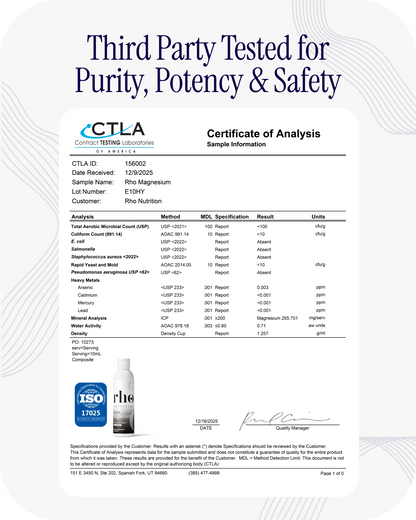 Liposomal Magnesium